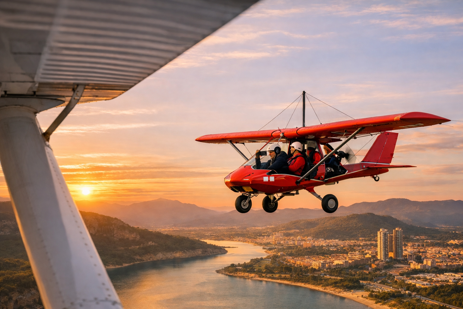 vuelos-ultraligeros-bautismo barcelona-vuelos ULM